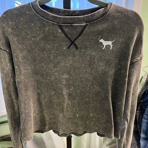 Vintage pink ribbed shirt